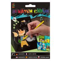 Creative Craft Group Kraskaarten met kraspen, 5st. - thumbnail