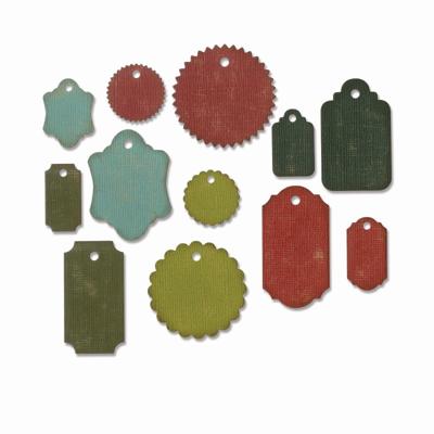 Sizzix • tim holtz thinlits die set gift tags 12pcs
