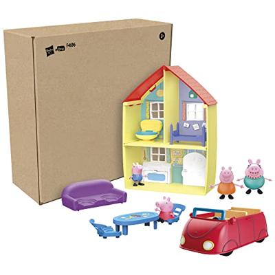 Peppa en haar familiehuisset - PEPPA PIG - Speelgoed voor 3-jarigen - Inclusief leuke accessoires