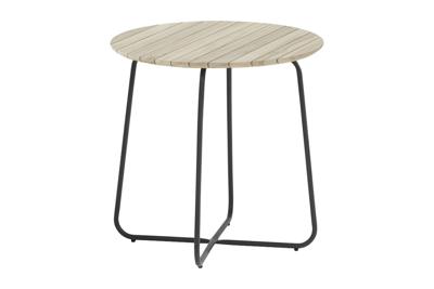 4SO Axel Bistro tuintafel 73 cm rond Teak blad