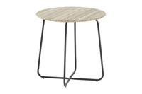 4SO Axel Bistro tuintafel 73 cm rond Teak blad - thumbnail
