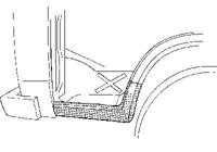 Plaatwerkdeel Lt Transporter 75- Dorpel 5858102 - thumbnail