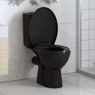 VidaXL Toiletbril soft-close met quick-release ontwerp zwart VidaXL Toiletbril soft-close met quick-release ontwerp zwart