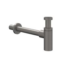 Design Sifon IVY Hoog Model Geborsteld Metal Black PVD - thumbnail