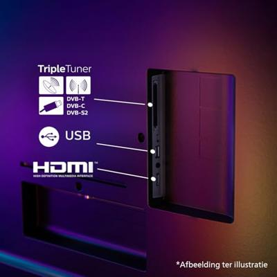 Philips 75PUS7800 4K LED Smart TV - 75 inch-scherm met Pixel Precise Ultra HD, Titan OS-platform en Dolby Atmos Sound - Werkt met Alexa en Google Spraakassistent