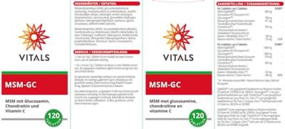 Vitals MSM-GC Tabletten
