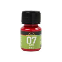 Creativ Company Permanente glasverf - rood, 30ml - thumbnail