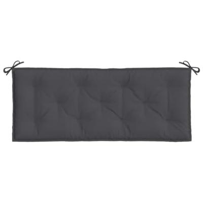 VidaXL Tuinbankkussen 120x50x7 cm stof gemêleerd antracietkleurig VidaXL Tuinbankkussen 120x50x7 cm stof gemêleerd antracietkleurig