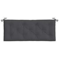 VidaXL Tuinbankkussen 120x50x7 cm stof gemêleerd antracietkleurig - thumbnail