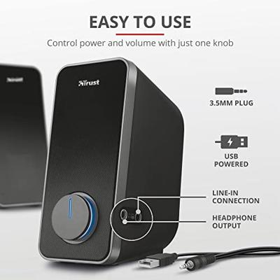 Trust Arys 2.0 Speakerset Zwart