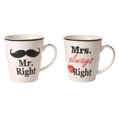 Mr. & Mrs. Right Mokkenset