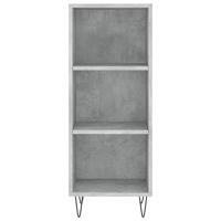 Dressoir 34,5x32,5x90 cm bewerkt hout betongrijs - thumbnail