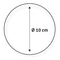 Vaessen Creative • metalen ringen set ø10cm 3mm zilver 8x - thumbnail