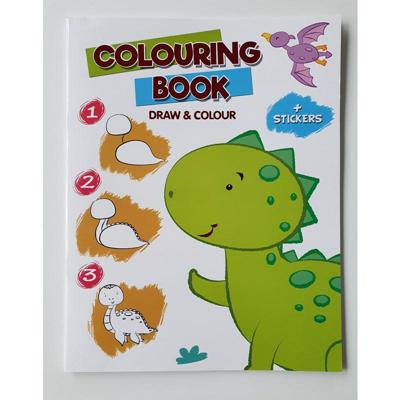 Leer Tekenen Kleurboek met Stickers