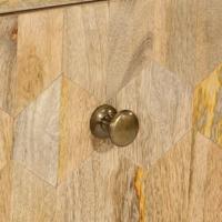 Ladekast 70x35x70 cm massief mangohout - thumbnail