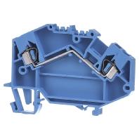 WAGO 780-604 Doorgangsklem 5 mm Spanveer Toewijzing: N Blauw 50 stuk(s)