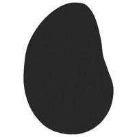 Tapijt Zwart 140 x 200 cm Polyester - thumbnail