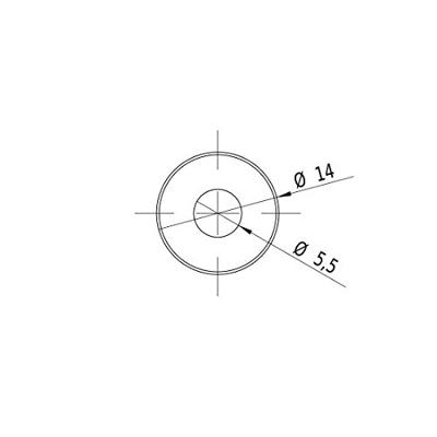 Picotronic Lasermodule Punt Rood 1 mW DB650-1-3-FA(14x45)-AP