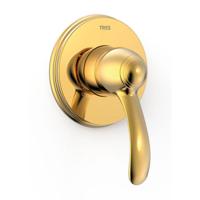 Douchekraan Tres Clasic Inbouw 1 Hendel Goud Tres - thumbnail