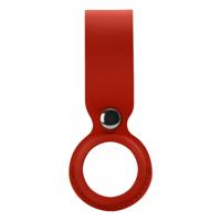 Xccess PU Leather Airtag Loop Red - thumbnail