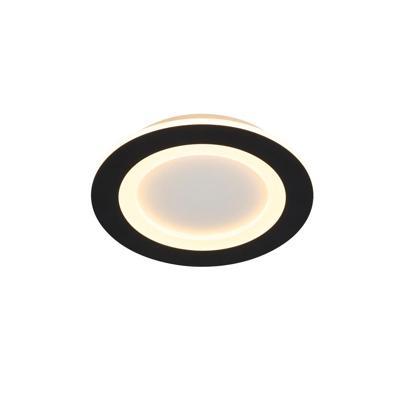 Searchlight PlafonniereRingo Ø 39cm zwart - 44713BK