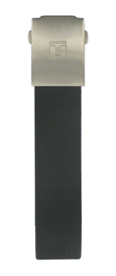 Horlogeband Tissot T603013676 Rubber Zwart