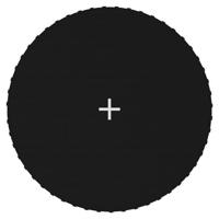 Springmat voor 10 feet/3,05 m ronde trampoline stof zwart - thumbnail