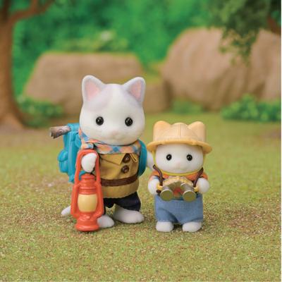 Sylvanian Families 5763 duo avonturies latte kat broer en baby Sylvanian Families 5763 duo avonturies latte kat broer en baby
