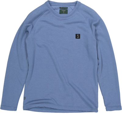 Butcher of Blue sweater met logo blauw