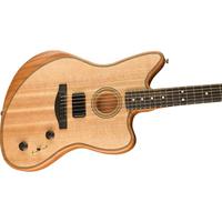 Fender American Acoustasonic Jazzmaster Natural met deluxe gigbag - thumbnail