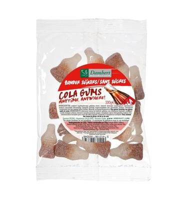 Damhert Colaflesjes zonder suikers 100 Gram