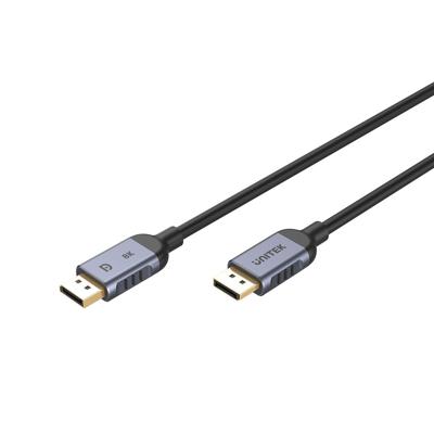 UNITEK C1628GY01-5M DisplayPort kabel Zwart, Grijs