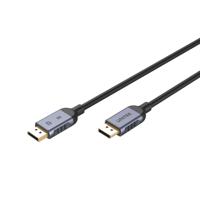 UNITEK C1628GY01-5M DisplayPort kabel Zwart, Grijs - thumbnail