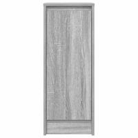 Dressoir 29,5x34x76 cm bewerkt hout grijs sonoma eikenkleurig - thumbnail
