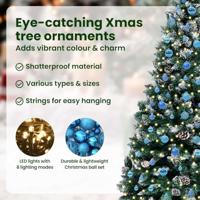 VidaXL Kunstkerstboom groen 240 cm pvc en staal en kunststof - thumbnail