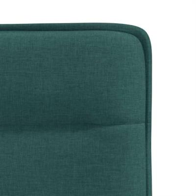 Eetkamerstoelen 2 st stof donkergroen