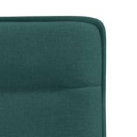 Eetkamerstoelen 2 st stof donkergroen - thumbnail