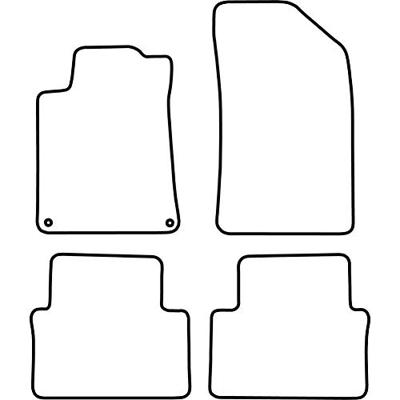 Automatten passend voor Peugeot 508 vanaf 2011 TMPE529