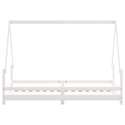 Kinderbedframe 90x190 cm massief grenenhout wit Kinderbedframe 90x190 cm massief grenenhout wit