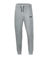 JAKO 6565 Joggingbroek Base Met Boord - Lichtgrijs Gemeleerd - M - thumbnail