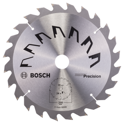 Bosch Accessoires Cirkelzaagblad Precision 250X2X30/-,T24 - 2609256878