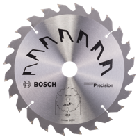Bosch Accessoires Cirkelzaagblad Precision 250X2X30/-,T24 - 2609256878 - thumbnail