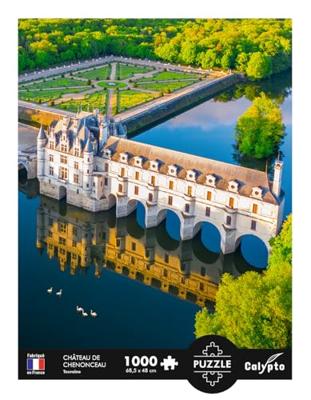Puzzel - SENTOSPHERE - Calypto - 1000 stukjes - Kasteel Chenonceau - Touraine - Zijdezachte afwerking - Geschikt voor kinderen vanaf 9 jaar