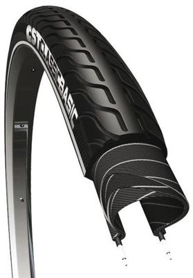Cst Buitenband classic basic 24 x 1 3/8 (37-540) zwart Cst Buitenband classic basic 24 x 1 3/8 (37-540) zwart