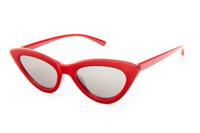 Kost zonnebril dames vlinder rood spiegellens (PZ20 069) - thumbnail