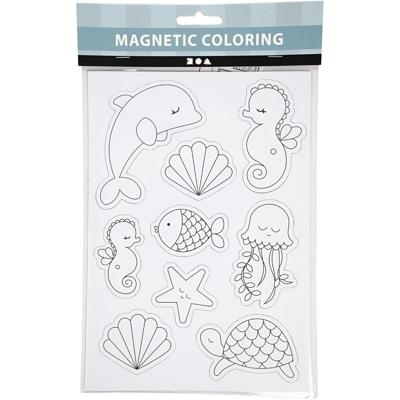 Creativ Company Magneten, zeefiguren, vel 14,85x21, 1 vel