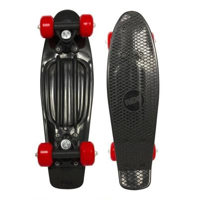 Skateboard 43 cm Zwart/Rood Skateboard 43 cm Zwart/Rood