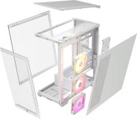 Corsair iCUE 3500X Midi-tower PC-behuizing Wit - thumbnail