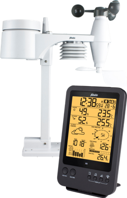 Alecto WS-4700 Professioneel weerstation met draadloze sensor zwart - WS-4700