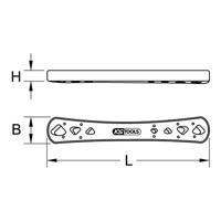Uitlijngereedschap, 248 mm KS Tools 117.1723 - thumbnail